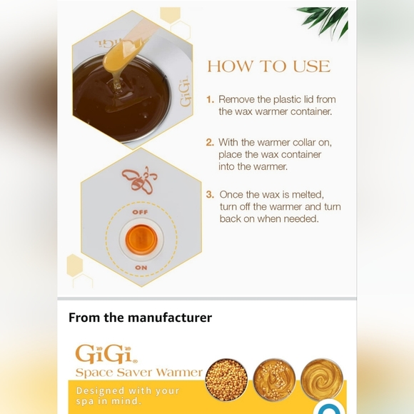 GIGI Wax warmer, space saver - Picture 3 of 4